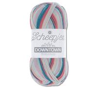 Frida's Wollhaus Scheepjes 50 g Downtown extrafeine Merinowolle Stricken Häkeln Garn 18 Farben (412 | Museum Square)