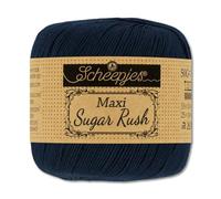 Frida's Wollhaus Scheepjes 50 g Maxi Sugar Rush Häkelgarn Filethäkeln Baumwolle 87 Farben (124 | Ultramarine)
