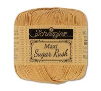 Frida's Wollhaus Scheepjes 50 g Maxi Sugar Rush Häkelgarn Filethäkeln Baumwolle 87 Farben (179 | Topaz)