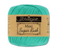 Frida's Wollhaus Scheepjes 50 g Maxi Sugar Rush Häkelgarn Filethäkeln Baumwolle 87 Farben (253 | Tropic)