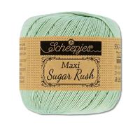 Frida's Wollhaus Scheepjes 50 g Maxi Sugar Rush Häkelgarn Filethäkeln Baumwolle 87 Farben (402 | Silver Green)