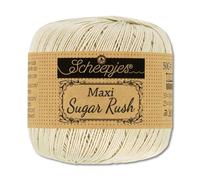 Frida's Wollhaus Scheepjes 50 g Maxi Sugar Rush Häkelgarn Filethäkeln Baumwolle 87 Farben (505 | Linen)