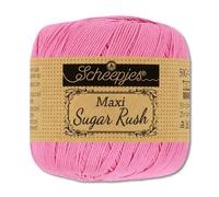 Frida's Wollhaus Scheepjes 50 g Maxi Sugar Rush Häkelgarn Filethäkeln Baumwolle 87 Farben (519 | Freesia)