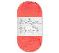 Frida's Wollhaus Scheepjes 50 g Organicon 100% Baumwolle Stricken Häkeln Wolle Garn Amigurumi 70 Farben (222 | Guava Juice)