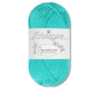 Frida's Wollhaus Scheepjes 50 g Organicon 100% Baumwolle Stricken Häkeln Wolle Garn Amigurumi 70 Farben (264 | Happy Thoughts)