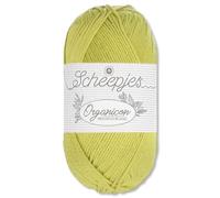 Frida's Wollhaus Scheepjes 50 g Organicon 100% Baumwolle Stricken Häkeln Wolle Garn Amigurumi 70 Farben (213 | Sapling)