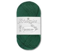 Frida's Wollhaus Scheepjes 50 g Organicon 100% Baumwolle Stricken Häkeln Wolle Garn Amigurumi 70 Farben (235 | Sleeping Forest)