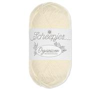 Frida's Wollhaus Scheepjes 50 g Organicon 100% Baumwolle Stricken Häkeln Wolle Garn Amigurumi 70 Farben (220 | Broken Almond)