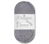 Frida's Wollhaus Scheepjes 50 g Organicon 100% Baumwolle Stricken Häkeln Wolle Garn Amigurumi 70 Farben (262 | Fossil)