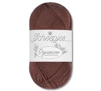 Frida's Wollhaus Scheepjes 50 g Organicon 100% Baumwolle Stricken Häkeln Wolle Garn Amigurumi 70 Farben (240 | Hickory)