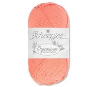 Frida's Wollhaus Scheepjes 50 g Organicon 100% Baumwolle Stricken Häkeln Wolle Garn Amigurumi 70 Farben (209 | Desert Bloom)