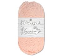Frida's Wollhaus Scheepjes 50 g Organicon 100% Baumwolle Stricken Häkeln Wolle Garn Amigurumi 70 Farben (208 | Peach Fuzz)