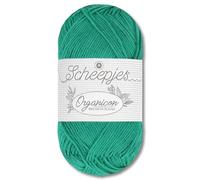 Frida's Wollhaus Scheepjes 50 g Organicon 100% Baumwolle Stricken Häkeln Wolle Garn Amigurumi 70 Farben (233 | Restless Pine)