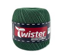 Frida's Wollhaus Twister 100 g Häkelgarn 100 Baumwolle mercerisiert gekämmt gasiert 24 Farben (78 | Roulette)