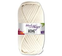 Frida's Wollhaus Woolly Hugs 100 g Home Textilgarn Baumwolle Korb Untersetzer Muschel 16 Farben (02 | Natur)