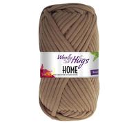 Frida's Wollhaus Woolly Hugs 100 g Home Textilgarn Baumwolle Korb Untersetzer Muschel 16 Farben (07 | Leinen)
