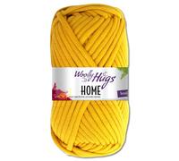 Frida's Wollhaus Woolly Hugs 100 g Home Textilgarn Baumwolle Korb Untersetzer Muschel 16 Farben (22 | Gold)