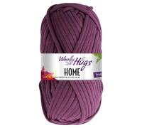 Frida's Wollhaus Woolly Hugs 100 g Home Textilgarn Baumwolle Korb Untersetzer Muschel 16 Farben (47 | Pflaume)