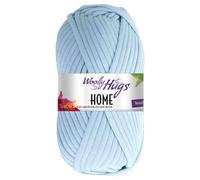 Frida's Wollhaus Woolly Hugs 100 g Home Textilgarn Baumwolle Korb Untersetzer Muschel 16 Farben (56 | Hellblau)