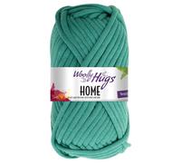 Frida's Wollhaus Woolly Hugs 100 g Home Textilgarn Baumwolle Korb Untersetzer Muschel 16 Farben (66 | Jade)