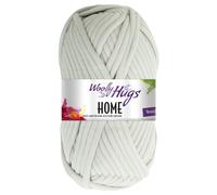 Frida's Wollhaus Woolly Hugs 100 g Home Textilgarn Baumwolle Korb Untersetzer Muschel 16 Farben (91 | Nebel)