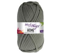 Frida's Wollhaus Woolly Hugs 100 g Home Textilgarn Baumwolle Korb Untersetzer Muschel 16 Farben (95 | Grau)