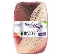 Frida's Wollhaus Woolly Hugs 100 g Year Socks Sockenwolle Sockengarn Farbverlauf 17 Farben (02 | Februar)