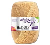 Frida's Wollhaus Woolly Hugs 100 g Year Socks Sockenwolle Sockengarn Farbverlauf 17 Farben (03 | März)