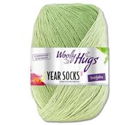 Frida's Wollhaus Woolly Hugs 100 g Year Socks Sockenwolle Sockengarn Farbverlauf 17 Farben (05 | Mai)