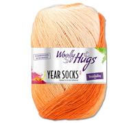 Frida's Wollhaus Woolly Hugs 100 g Year Socks Sockenwolle Sockengarn Farbverlauf 17 Farben (09 | September)