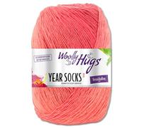 Frida's Wollhaus Woolly Hugs 100 g Year Socks Sockenwolle Sockengarn Farbverlauf 17 Farben (10 | Oktober)