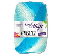 Frida's Wollhaus Woolly Hugs 100 g Year Socks Sockenwolle Sockengarn Farbverlauf 17 Farben (14 | Sommer)