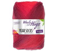 Frida's Wollhaus Woolly Hugs 100 g Year Socks Sockenwolle Sockengarn Farbverlauf 17 Farben (16 | Winter)