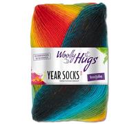 Frida's Wollhaus Woolly Hugs 100 g Year Socks Sockenwolle Sockengarn Farbverlauf 17 Farben (17 | Regenbogen)