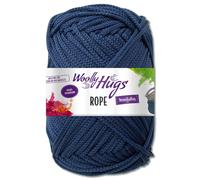 Frida's Wollhaus Woolly Hugs 200 g Rope Polyester Textilgarn Wolle Tasche mit Anleitung 13 Farben (50 | Marine)