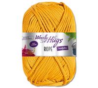 Frida's Wollhaus Woolly Hugs 200 g Rope Polyester Textilgarn Wolle Tasche mit Anleitung 19 Farben (23 | Senf)