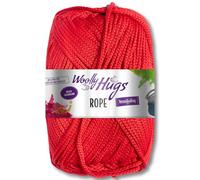 Frida's Wollhaus Woolly Hugs 200 g Rope Polyester Textilgarn Wolle Tasche mit Anleitung 19 Farben (30 | Rot)