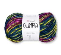 Frida's Wollhaus YarnArt 100 g Olimpia Wolle Stricken Häkeln Wintergarn Farbverlaufsgarn 15 Farben (1406)