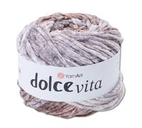 Frida's Wollhaus YarnArt 150 g Dolce Vita Chenille Farbverlauf Stricken Häkeln Wolle Garn samtig flauschig (3414)