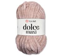 Frida's Wollhaus YarnArt 200 g Dolce Maxi Chenille Wolle Garn Stricken Häkeln Samtig Weich Super Bulky 19 Farben (771 | Sand)