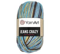 Frida's Wollhaus YarnArt 50 g Jeans Crazy Wolle mit Farbverlauf Baumwolle & Polyacryl 22 Farben (7202 | 516962)
