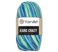 Frida's Wollhaus YarnArt 50 g Jeans Crazy Wolle mit Farbverlauf Baumwolle & Polyacryl 22 Farben (7204 | 516986)