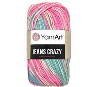 Frida's Wollhaus YarnArt 50 g Jeans Crazy Wolle mit Farbverlauf Baumwolle & Polyacryl 22 Farben (7205 | 516993)