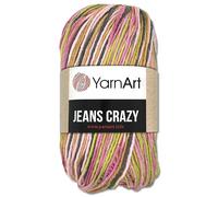 Frida's Wollhaus YarnArt 50 g Jeans Crazy Wolle mit Farbverlauf Baumwolle & Polyacryl 22 Farben (7206 | 517006)