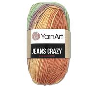 Frida's Wollhaus YarnArt 50 g Jeans Crazy Wolle mit Farbverlauf Baumwolle & Polyacryl 22 Farben (8202 | 517020)