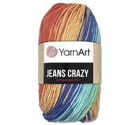 Frida's Wollhaus YarnArt 50 g Jeans Crazy Wolle mit Farbverlauf Baumwolle & Polyacryl 22 Farben (8209 | 522994)