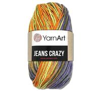 Frida's Wollhaus YarnArt 50 g Jeans Crazy Wolle mit Farbverlauf Baumwolle & Polyacryl 22 Farben (8213 | 529900)