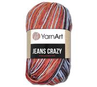 Frida's Wollhaus YarnArt 50 g Jeans Crazy Wolle mit Farbverlauf Baumwolle & Polyacryl 22 Farben (8214 | 529917)