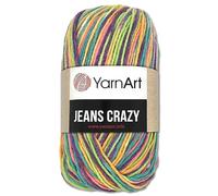 Frida's Wollhaus YarnArt 50 g Jeans Crazy Wolle mit Farbverlauf Baumwolle & Polyacryl 22 Farben (8215 | 529924)