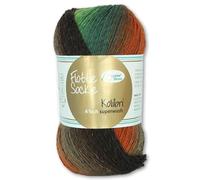 Frida's Wollhaus Zum Rellana 100 g Flotte Socke Kolibri 4-fädig Sockenwolle 14 Farben (6206 | braun | kürbis)